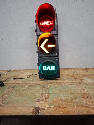 Stoplicht - Plastic - Bar open stoplicht
