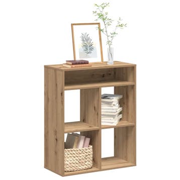 vidaXL Boekenkast 66x31x80 cm bewerkt hout artisanaal, Verzenden, Nieuw