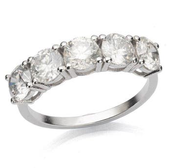Zonder minimumprijs - Ring - 14 karaat Witgoud - 1.95ct. tw.