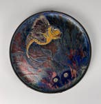 Assiette murale - Faïence - Jean Barol - Monde sous-marin