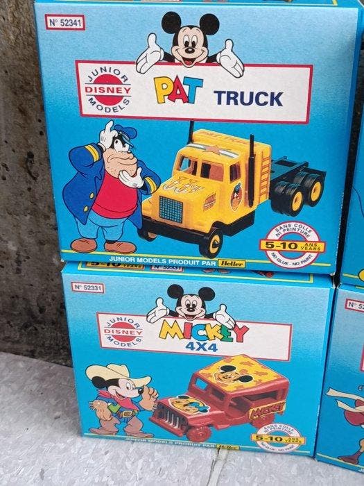 Heller 1:32 - Modelbouwdoos (8) - Set Completo 8 Modellini, Collections, Disney