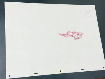 Walt Disney - Iago Animatie Tekening - Aladdin (Walt Disney,, Nieuw