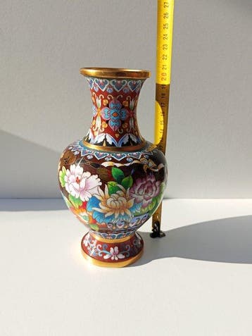 Vaas - Emaille - Japan - Emaillevaas (Zonder minimumprijs)