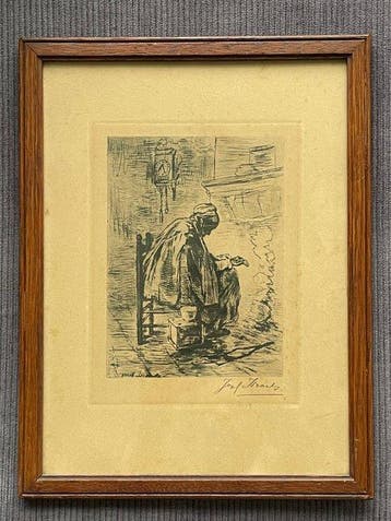 Jozef Israëls (1824–1911) - ‘De haard’