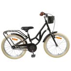 vidaXL Kinderfiets 24 Inch voor 8-12 jaar oud Zwart, Fietsen en Brommers, Verzenden, Nieuw
