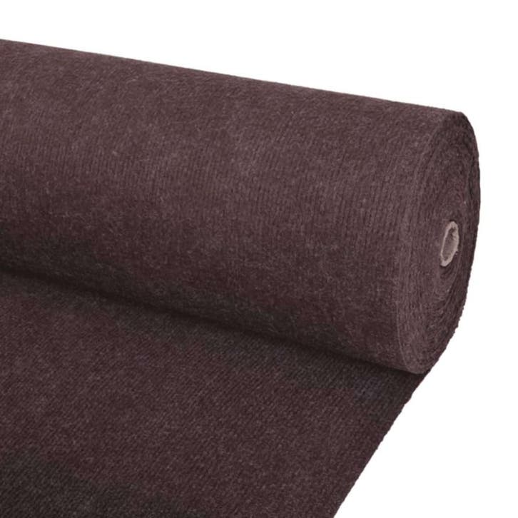 vidaXL Tapijt Bruin 1,2 x 15 m Polyester, Tuin en Terras, Deurmatten, Nieuw, Verzenden