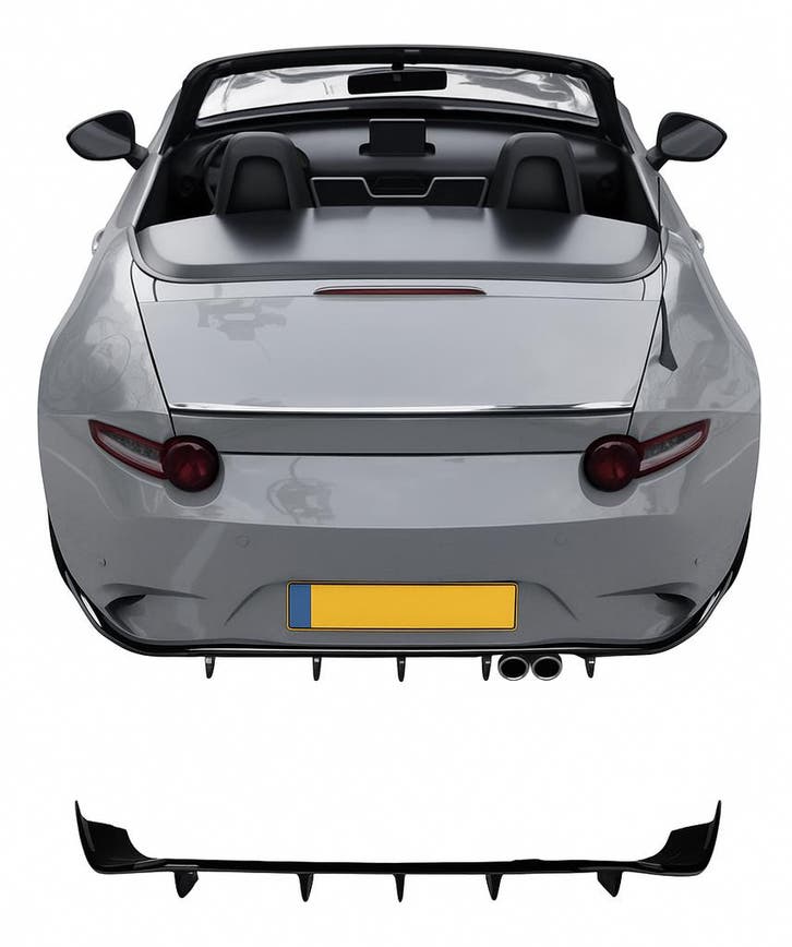 Diffuser | Mazda | MX-5 Miata ND | 2016+ | Glanzend Zwart, Auto diversen, Tuning en Styling, Verzenden