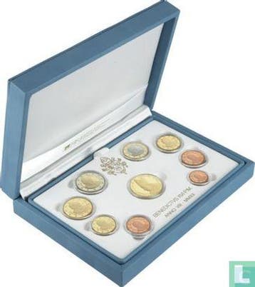Vaticaan jaarset 2012 (PROOF - met zilveren munt), Postzegels en Munten, Munten | Europa | Euromunten, Verzenden, Vaticaanstad