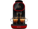 Philips -  L’or Barista Koffiezetapparaat  Rood, Verzenden, Koffiepads en cups
