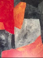 Serge Poliakoff (1900-1969) - Composición gris y roja