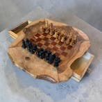 Speeltafel - olijfhout - artisanal