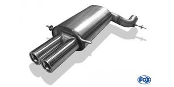 FOX Audi A4/ S4 type B5 quattro einddemper Ø70mm - 2x76 type, Verzenden, Nieuw