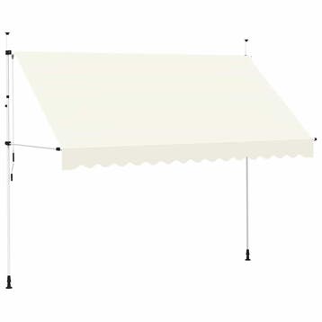 Luifel 350cm creme | 41% korting | Retour deal (zonneluifel), Verzenden, Zo goed als nieuw, 250 cm tot 450 cm, Uitvalscherm