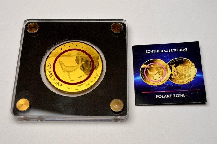 Tsjaad. 5000 Francs 2021 Polar Zone - 1/200oz (.999) (Zonder, Timbres & Monnaies, Monnaies | Europe | Monnaies non-euro