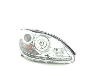 Phares Led Daylight Pour Mercedes S W220 02-05 Fond Chromé, Verzenden