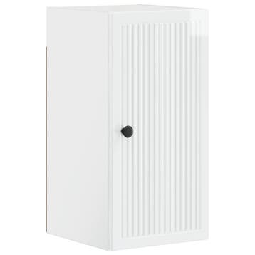 vidaXL Badkamer wandkast EDE Hoogglans Wit 30 x 31 x 59 cm, Verzenden