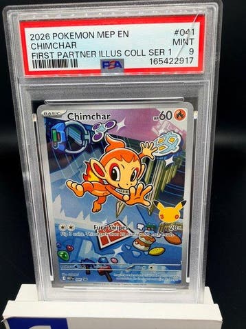 Pokémon - 1 Graded card - Chimchar [First Partner, Nieuw