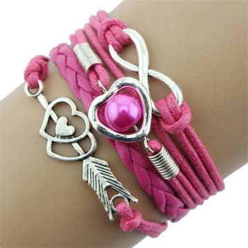 Fako Bijoux - Multi Armband - Infinity Hart Cupido -, Verzenden, Nieuw
