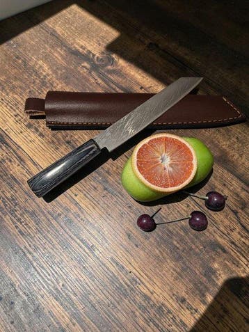 Hypnotics Waves - Keukenmes - Nakiri bch - Lederen schede