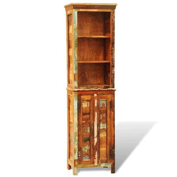 vidaXL Boekenkast vintage-stijl massief gerecycled hout, Huis en Inrichting, Verzenden, Nieuw