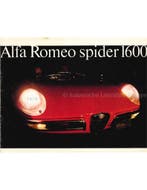 1966 ALFA ROMEO SPIDER 1600 BROCHURE FRANS
