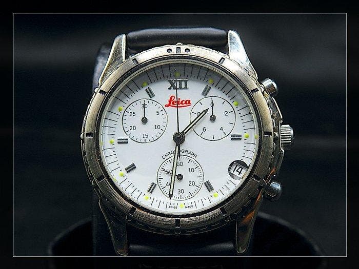 Leica • Chronograph 2004 Swiss Made (Official Item) - Rare, Collections, Appareils photo & Matériel cinématographique