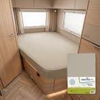 Jersey hoeslaken Frans bed wit,lichtgrijs,zand of antraciet, Nieuw, Eenpersoons, Wit, Hoeslaken of Sloop