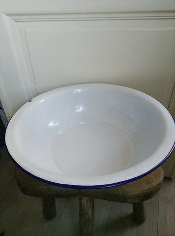 Lavabo - Fer - Nom : Bassine de toilette, Antiek en Kunst
