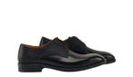 TESTONI - 8 UK - 42 IT - Derby Shoes Black Lux Calf +, Nieuw