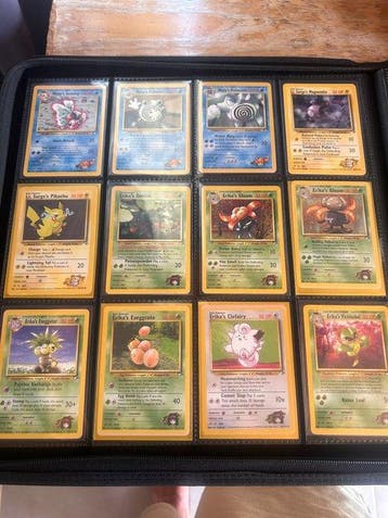 Pokémon - 43 Card - Rockets Snorlax, Poliwhirl, Pikachu -