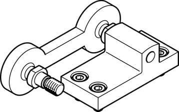 Festo Étrier Taille 18 - 538714, Verzenden