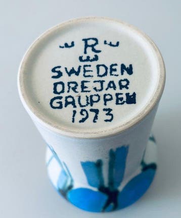 Rorstrand - Vase - Poterie - Drejargruppen 1973