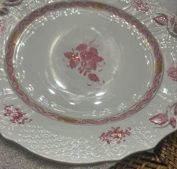 Herend - Plateau de service - Porcelaine, Antiek en Kunst