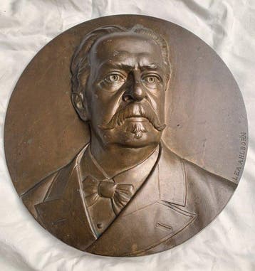 Lea Ahlborn (1826-1897) - Reliëf, Fredrik Wilhelm Scholander