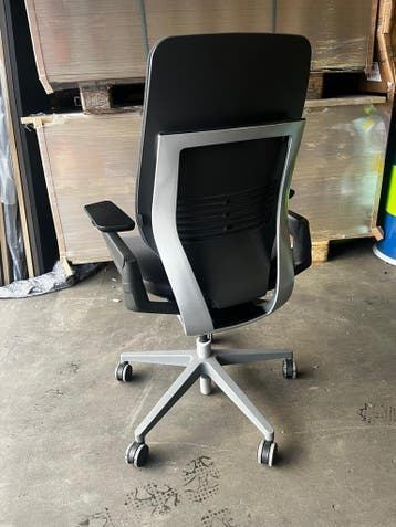 Steelcase Gesture Full Option, Refurbished Bureaustoel, Verzenden, Zwart, Zo goed als nieuw, Bureaustoel