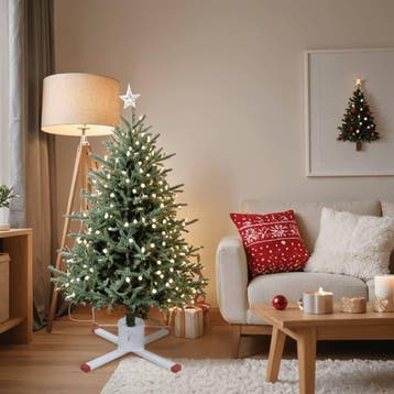vidaXL Kerstboomstandaard 61x61x15,5 cm wit, Divers, Verzenden
