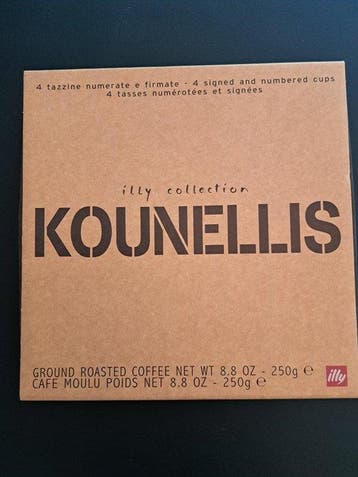 illy - Jannis Kounellis - Koffieservies (4) - KOUNELLIS -
