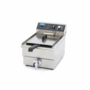 Friteuse - 16 L - 1 panier - avec robinet de vidange, 4 litres ou plus, Verzenden, Neuf