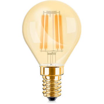 Brinton LED Lamp E14 Kogel Filament - Amber 4W met Zeer Warm, Verzenden, Nieuw