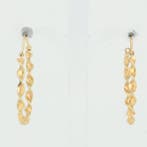 Oorbellen - 14 karaat Geel goud, J.W.C. Houtman