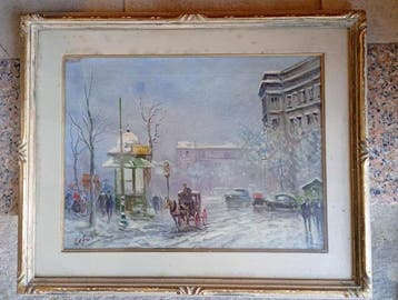 Jean Lefort (1948) - Paesaggio Francese, Antiquités & Art