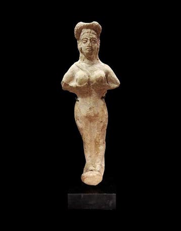 Mesopotamisch Terracotta Elamitisch beeldje - Godin Astarté