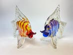 Figurine - Coppia di pesci (2) - Verre de Murano, Antiquités & Art