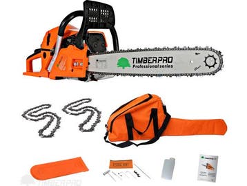 Veiling - Timberpro benzine kettingzaag 3.6PK 62cc, Doe-het-zelf en Bouw, Nieuw