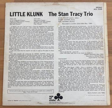 The Stan Tracey Trio - LITTLE KLUNK – Rare UK Mono Jazz LP,, Nieuw in verpakking
