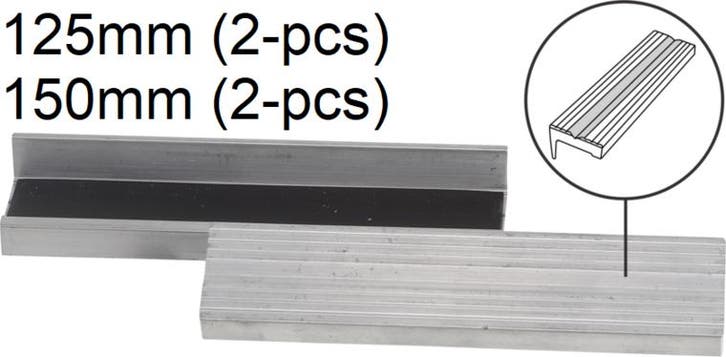 Bgs Technic 2-delige Bench Vise Jaw Protector, Aluminium, 12, Auto diversen, Autogereedschap, Verzenden