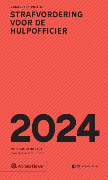 Zakboek Strafvordering voor de Hulpofficier / 2024, Verzenden