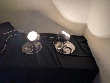 Goffredo Reggiani - Lampe de table (2) - Acier - Goffredo