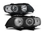 LED AngelEyes Xenon Black koplampen geschikt voor BMX X5 E53, Verzenden, Nieuw, BMW