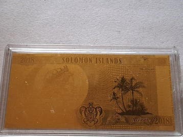 Îles Salomon. 10 Dollars 2018 Mausoleum at Alicarnus (Sans